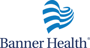 banner health logo with blue heart